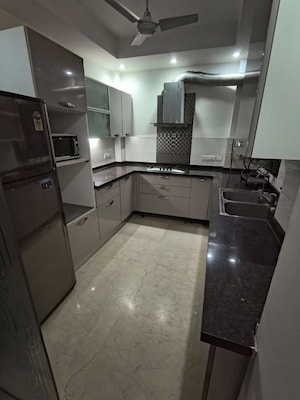 Kitchen in 3 BHK Builder Floor at Defence Colony – for Rent