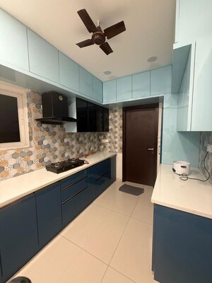 Kitchen in 3 BHK Apartment at Rajapushpa Regalia, Kokapet – for Rent