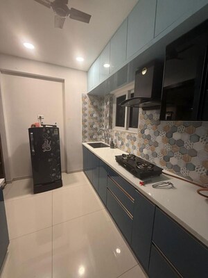 Kitchen in 3 BHK Apartment at Rajapushpa Regalia, Kokapet – for Rent
