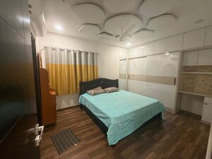 Bedroom in 3 BHK Apartment at Rajapushpa Regalia, Kokapet – for Rent