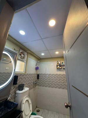 Bathroom in 3 BHK Apartment at Sam Palm Olympia Phase II, Sector 16c Greater Noida – for Rent