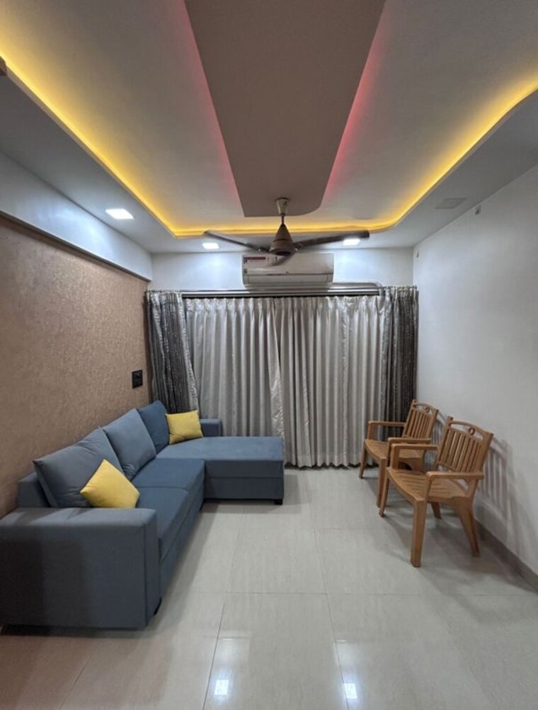 Living Room, runwal-garden-city 2 Bedroom 680 Sq.Ft. Apartment In Balkum Pada Thane 10449125