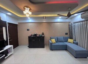 Living Room in 2 BHK Apartment at Runwal Garden City, Balkum Pada – for Rent