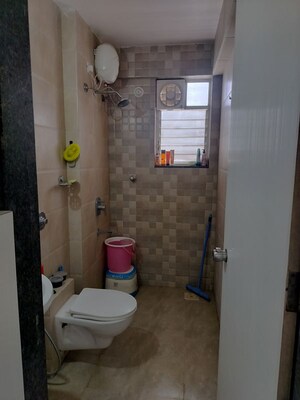Bathroom in 2 BHK Apartment at Goel Ganga Aria, Dhanori – for Rent