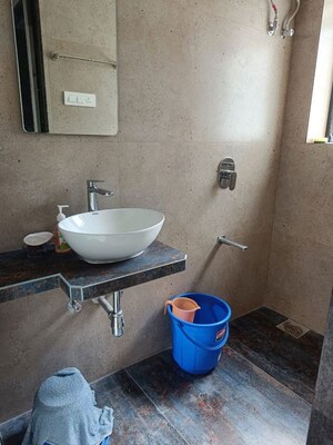 Bathroom in 1 BHK Apartment at Lodha Versova, Versova – for Rent