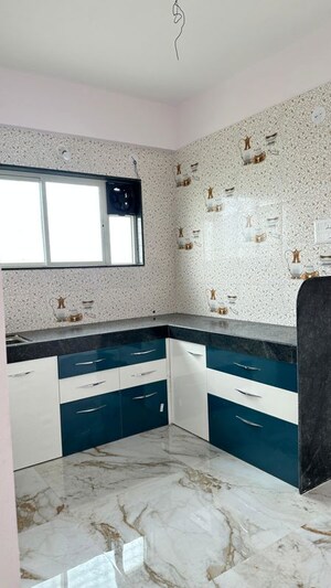 Kitchen in 3 BHK Apartment at Goel Ganga Asmi, Wakad – for Sale