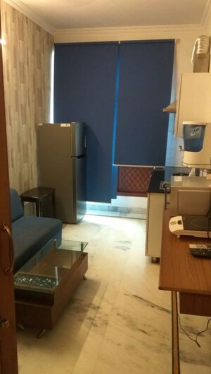 Living Room in 1 BHK Builder Floor at Greater Kailash I – for Rent