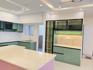 Kitchen in 3.5 BHK Apartment at Adarsh Lakefront Phase 2, Marathahalli Orr – for Rent