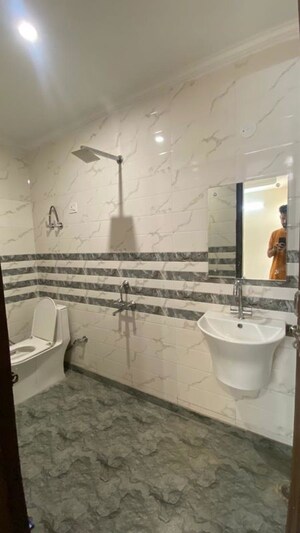 Bathroom in 2 BHK Builder Floor at Saket – for Rent