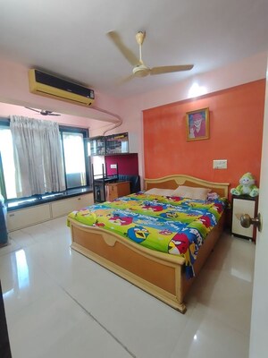 Bedroom in 2 BHK Apartment at Shreerang CHS, Shrirang Society – for Sale