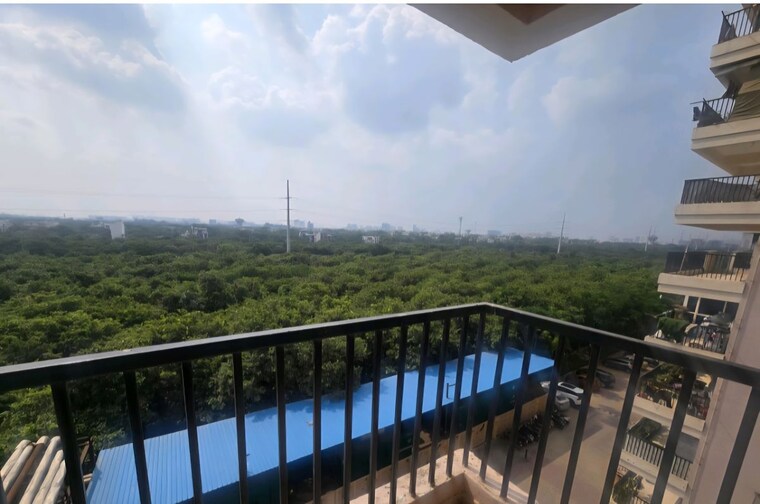 Balcony, gaur-atulyam-gravity 3 Bedroom 1300 Sq.Ft. Apartment In Omicron I Greater Noida Greater Noida 10449417