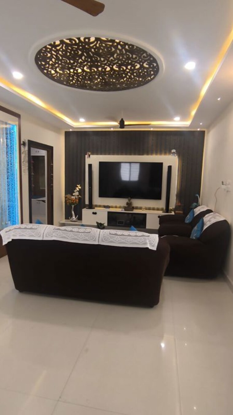Living Room, devi-golden-leaves-villas 4 Bedroom 2000 Sq.Ft. Villa In Nagole Hyderabad 10449448
