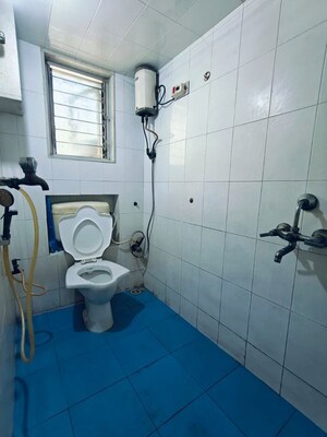 Bathroom in 2 BHK Apartment at Satya Jivan CHS, Lbs Marg – for Rent