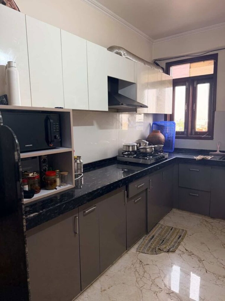 Kitchen, highfly-jagdamba-apartments 3 Bedroom 1350 Sq.Ft. Apartment In Mansarovar Jaipur 10449477