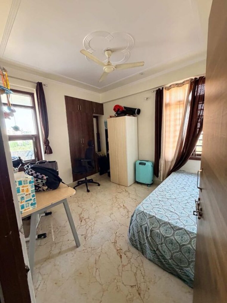 Bedroom, highfly-jagdamba-apartments 3 Bedroom 1350 Sq.Ft. Apartment In Mansarovar Jaipur 10449477