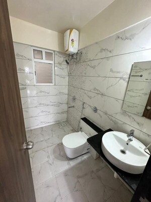 Bathroom in 2 BHK Apartment at Majestique Towers, Kharadi – for Rent