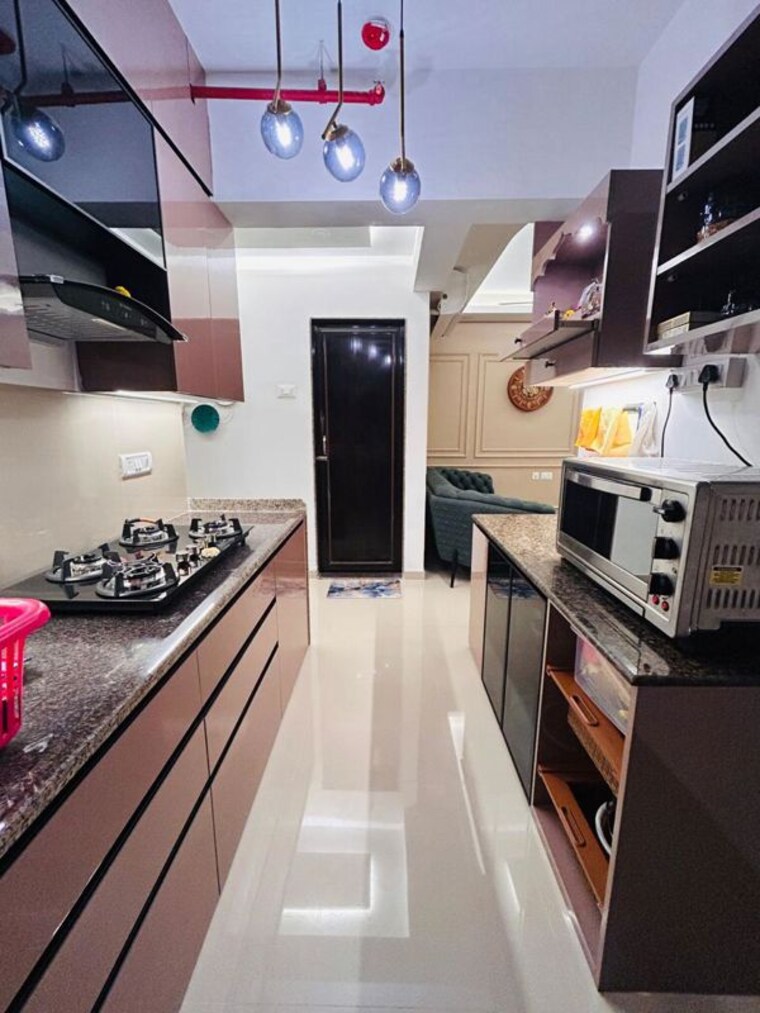 Kitchen, puranik-tokyo-bay-phase-2a 2 Bedroom 600 Sq.Ft. Apartment In Kasarvadavali Thane 10449506