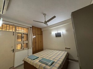 Bedroom in 3 BHK Builder Floor at Unitech Singleton Floors South City, Sector 50 – for Rent
