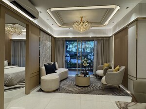 Living Room in 3 BHK Apartment at Lodha Casa Belvedere, Dombivli East – for Sale