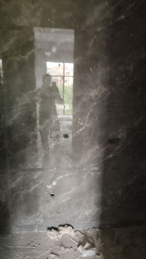 Bathroom in 3 BHK Builder Floor at Shivalik Colony – for Sale