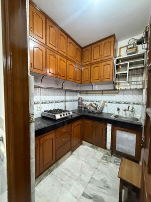 Kitchen in 2 BHK Builder Floor at Kalkaji – for Rent