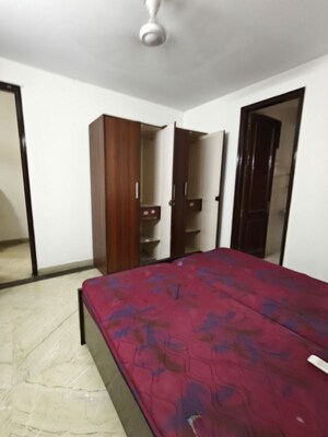 Bedroom in 2 BHK Builder Floor at Sushant Lok I – for Rent