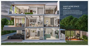4 BHK Villa – Exterior View View at Buildiko Spring Woods, Sarjapur - for Sale