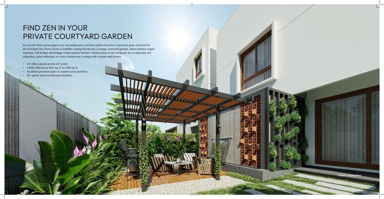 Exterior View, buildiko-spring-woods 4 Bedroom 2660 Sq.Ft. Villa In Sarjapur Bangalore 10449802