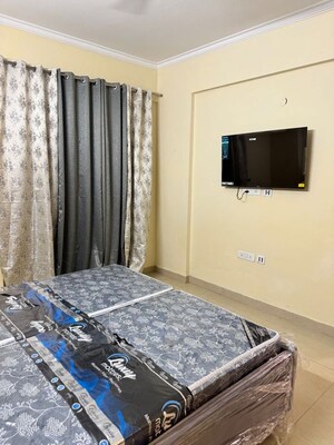 Bedroom in 2 BHK Apartment at Affinity Greens, International Airport Road – for Rent
