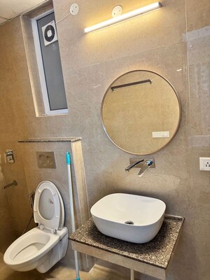 Bathroom in 2 BHK Apartment at Affinity Greens, International Airport Road – for Rent