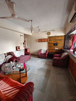 Living Room in 2 BHK Apartment at Satellite Garden, Goregaon East – for Rent