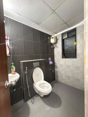 Bathroom in 2 BHK Apartment at Lodha Palava City Lakeshore Greens, Dombivli East – for Rent