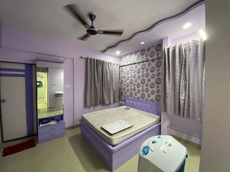 Bedroom, rachana-bella-casa 3 Bedroom 1500 Sq.Ft. Apartment In Baner Pune 10449998