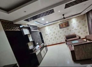 Living Room in 2 BHK Apartment at Jaipurias Sunrise Greens Zirakpur, Vip Road – for Rent