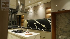 Kitchen in 4 BHK Apartment at Godrej Platinum, Alipore – for Sale