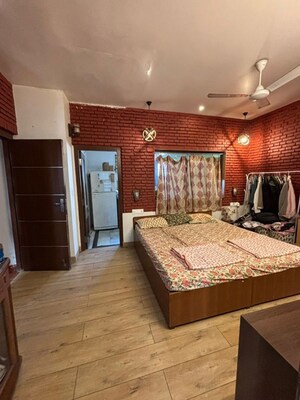 Bedroom in 1 BHK Builder Floor at Green Park Extension – for Rent