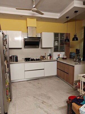 Kitchen in 2 BHK Builder Floor at Chittaranjan Park – for Rent