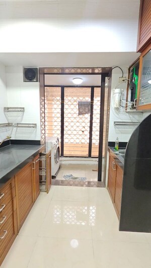 Kitchen in 2 BHK Apartment at Goyal Lakshchandi Heights, Goregaon East – for Rent