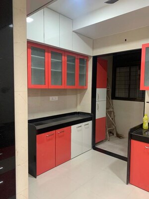 Kitchen in 3 BHK Apartment at Kanakia Spaces Levels, Malad East – for Rent