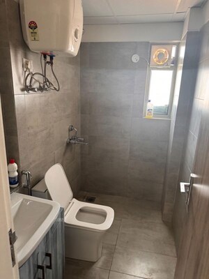 Bathroom in 2 BHK Builder Floor at Vatika India Next, Sector 82 – for Rent