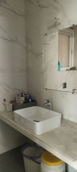 Bathroom in 3 BHK Apartment at Neelam Senroofs, Nahur East – for Rent