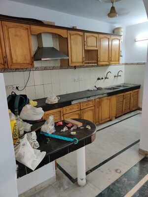 Kitchen in 2 BHK Builder Floor at Kailash Hills – for Rent