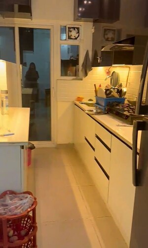 Kitchen in 2 BHK Apartment at Elegant Splendour, Tech Zone 4 Greater Noida – for Rent
