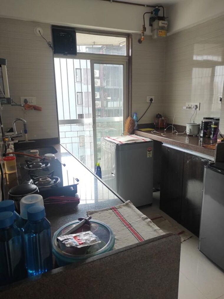 Kitchen, crescent-solitaire 1 Bedroom 500 Sq.Ft. Apartment In Sakinaka Mumbai 10450378