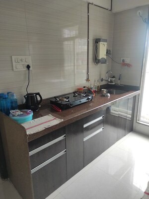 Kitchen in 1 BHK Apartment at Crescent Solitaire, Sakinaka – for Rent