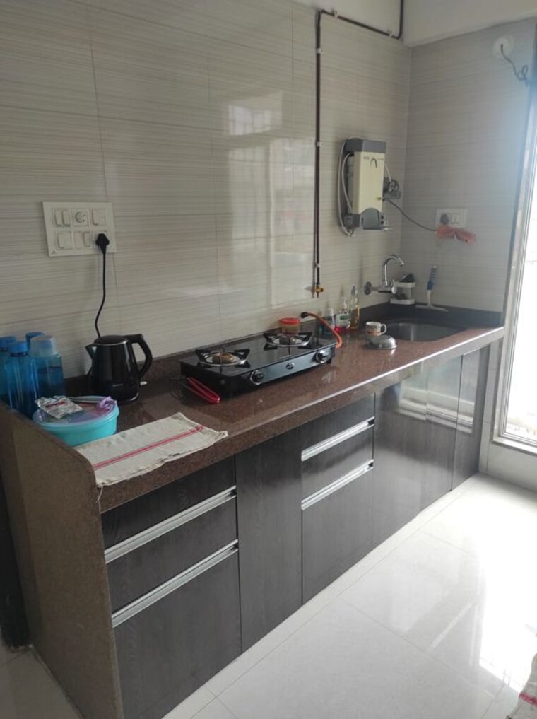 Kitchen, crescent-solitaire 1 Bedroom 500 Sq.Ft. Apartment In Sakinaka Mumbai 10450378