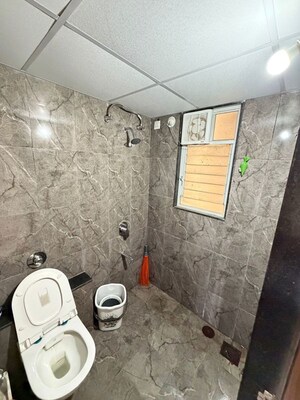 Bathroom in 2 BHK Apartment at Mantra Monarch, Balewadi – for Rent