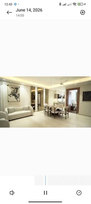 Living Room in 3 BHK Builder Floor at Orris Atulyam, Sector 83 – for Sale