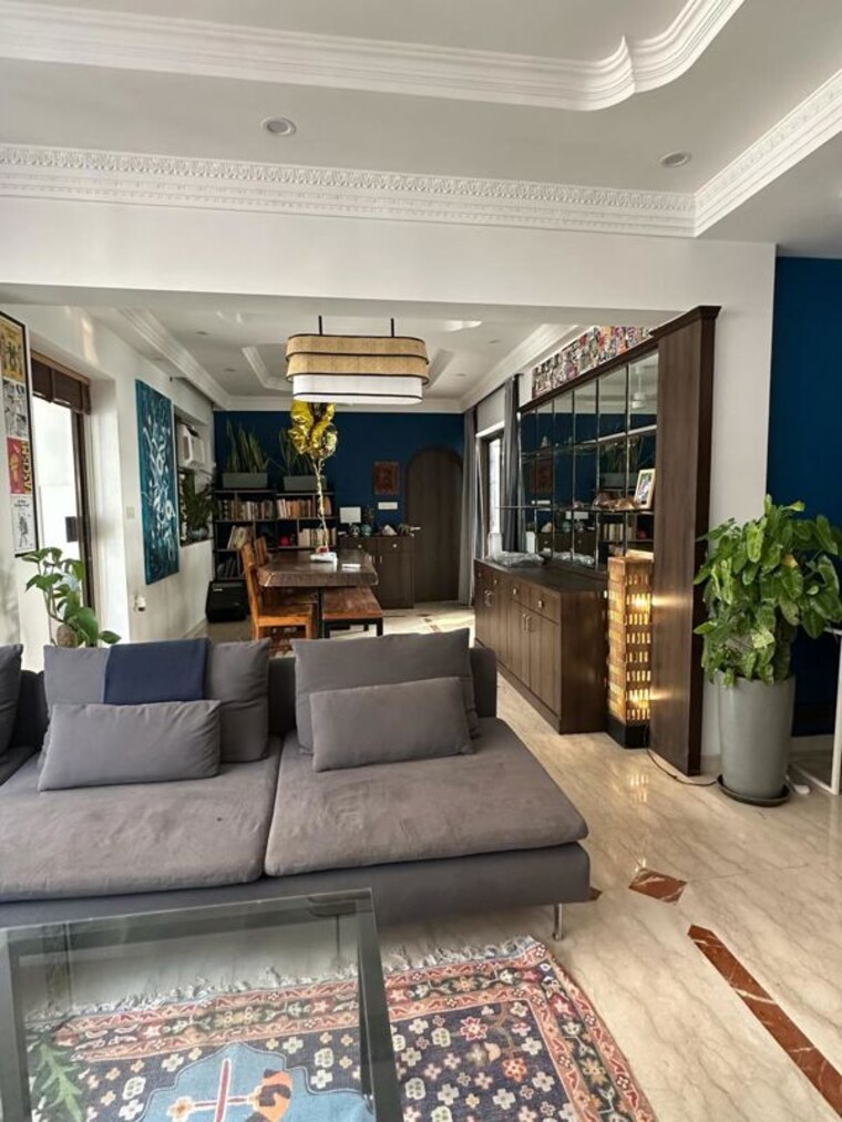 Living Room, vasu-bhavan 3 Bedroom 2100 Sq.Ft. Apartment In Khar West Mumbai 10450494