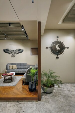 Living Room in 4 BHK Villa at Darshanam Celestial, Bhayli – for Sale